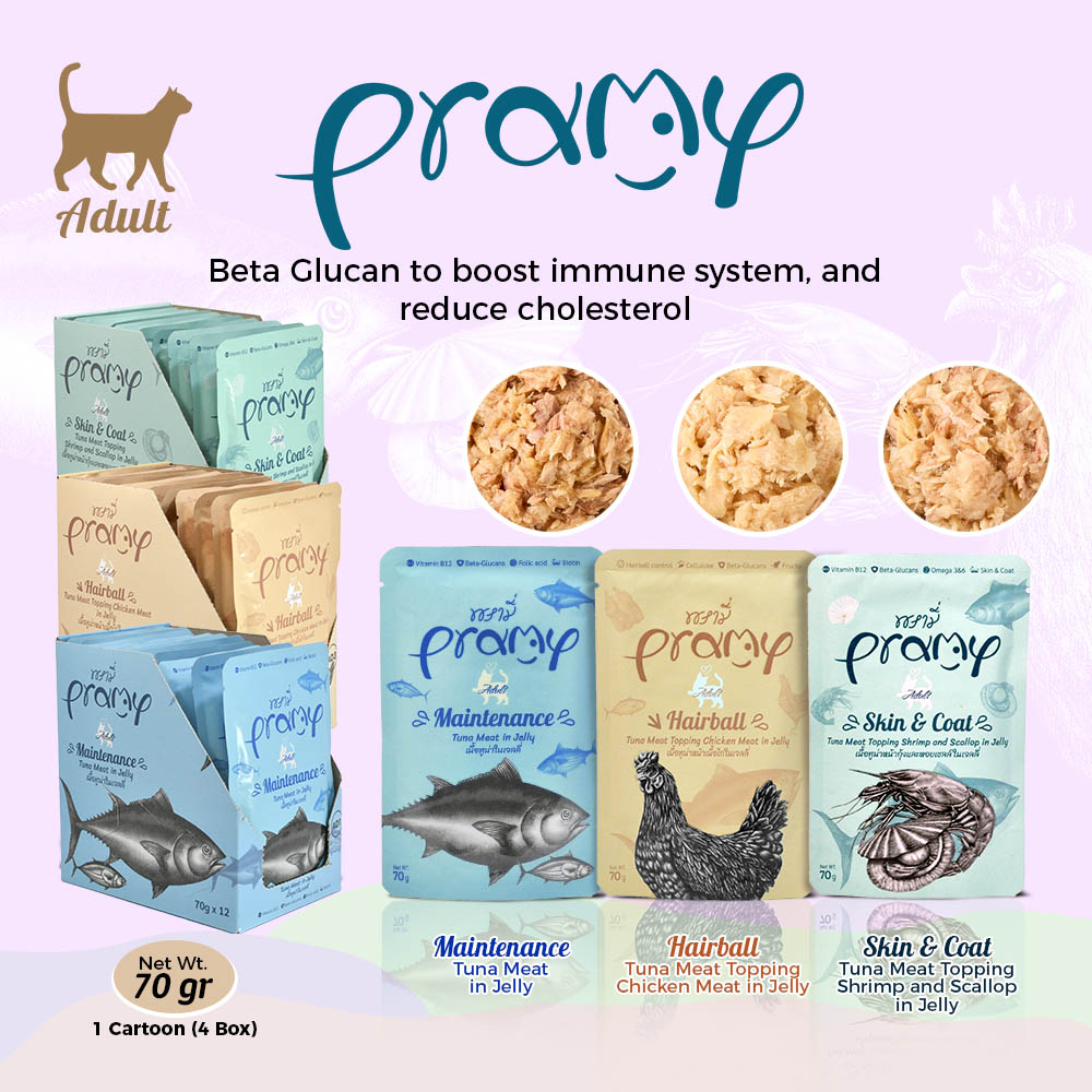 Pramy Pouch Adult  - Cat Snack - Cat Treats